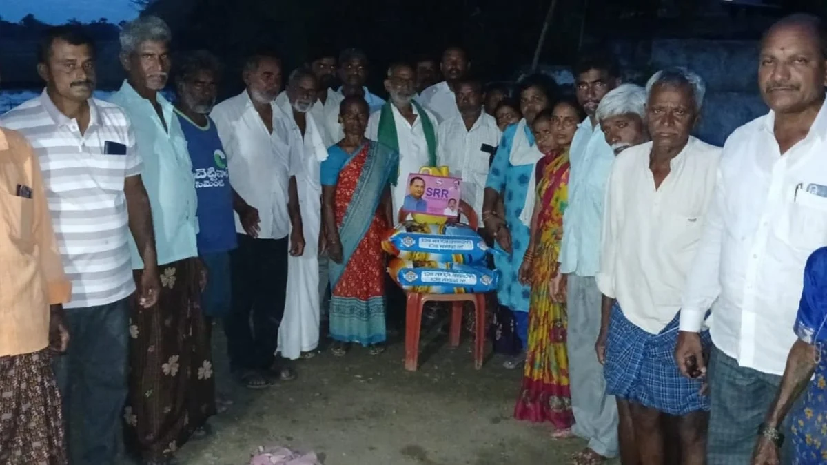 సోమక్క కుటుంబానికి SRR ఫౌండేషన్ చైర్మన్ పరుపాటి శ్రీనివాస్ రెడ్డి అండ