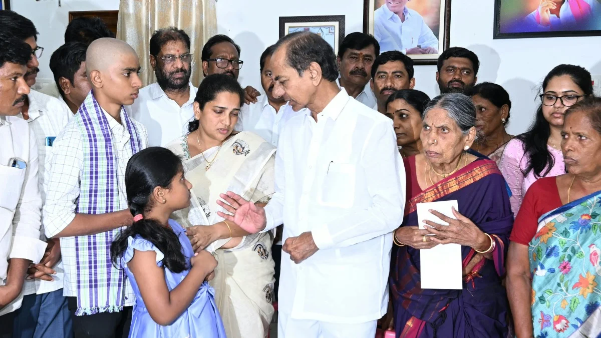 దివంగత నేత పెద్ది సుదర్శన్ రెడ్డికి కేసీఆర్ ఘన నివాళి
