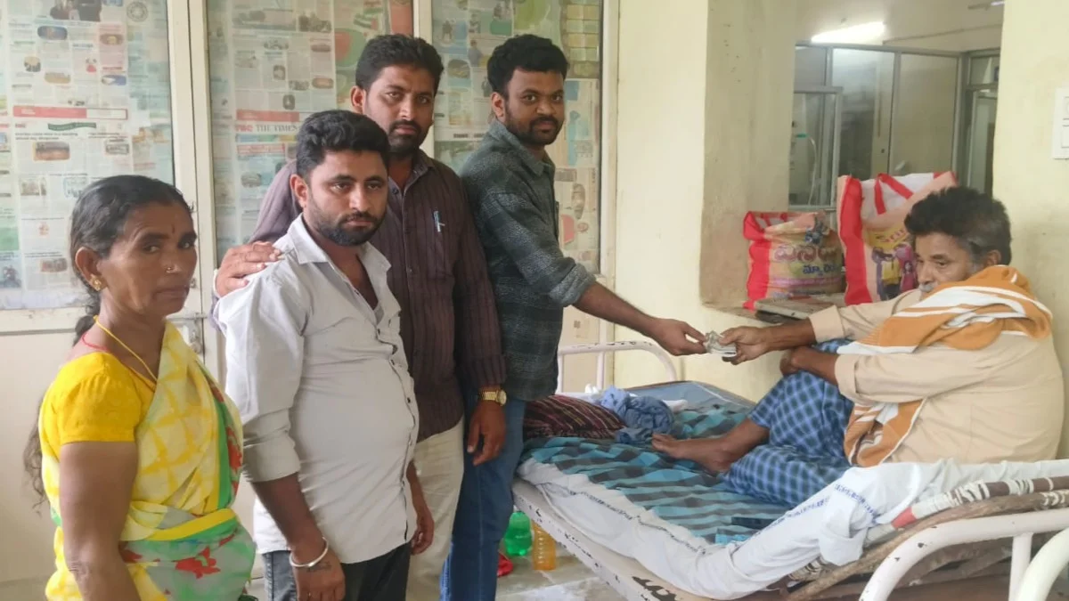  అనారోగ్యంతో చికిత్స పొందుతున్న మంగ్యాకు  ఆర్థిక సహాయం అందించిన SRR ఫౌండేషన్ చైర్మన్ పరుపాటి శ్రీనివాస్ రెడ్డి 