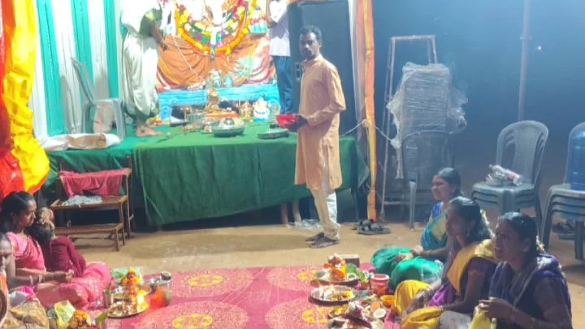 భద్రకాళి పోలీస్ కాలనీలో ఘనంగా కుంకుమార్చన