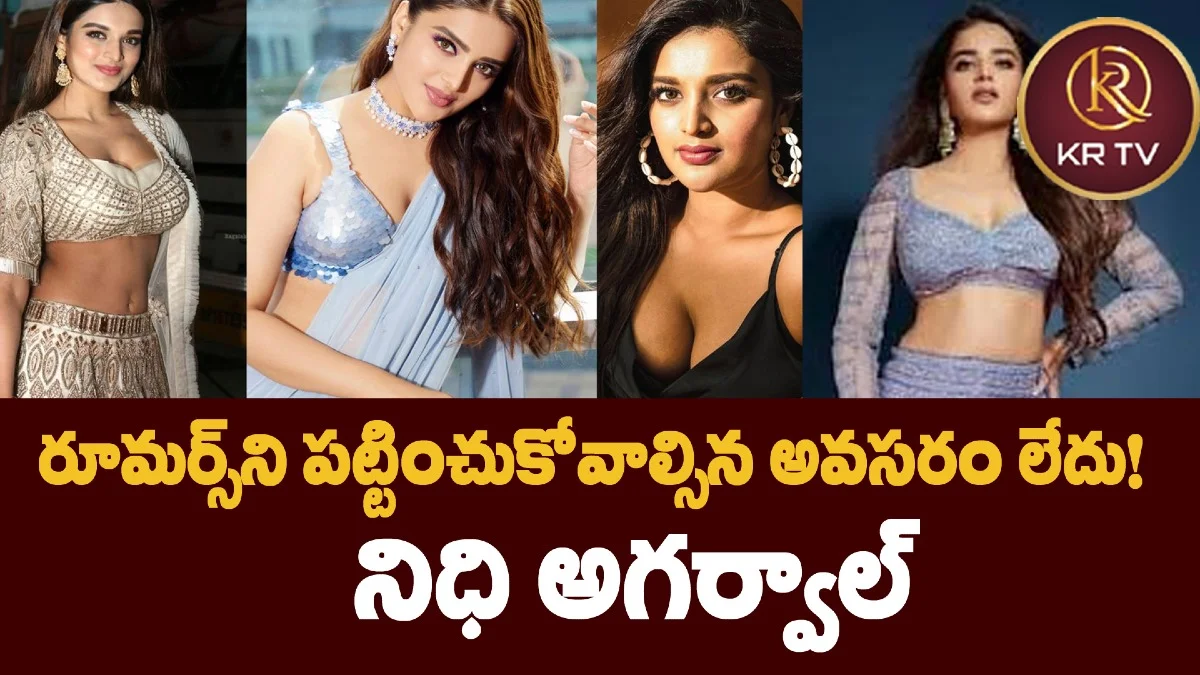 రూమర్స్ని పట్టించుకోవాల్సిన అవసరం లేదు! -నిధి అగర్వాల్