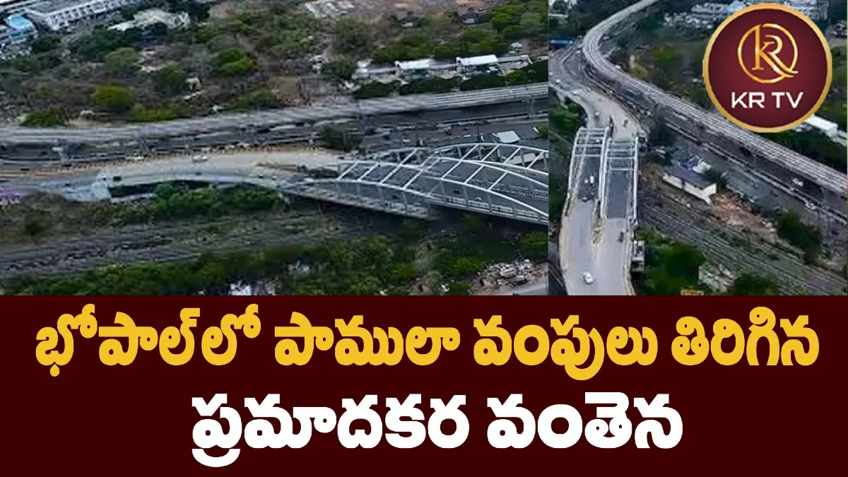 భోపాల్లో పాములా వంపులు తిరిగిన ప్రమాదకర వంతెన