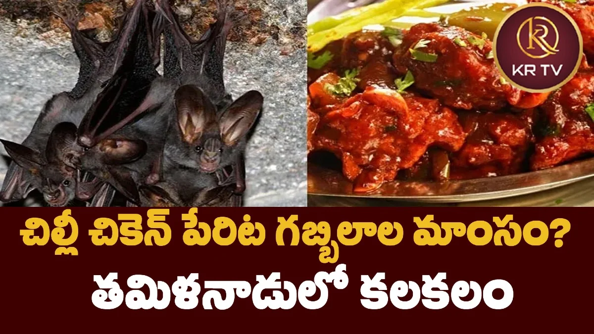 చిల్లీ చికెన్ పేరిట గబ్బిలాల మాంసం? తమిళనాడులో కలకలం