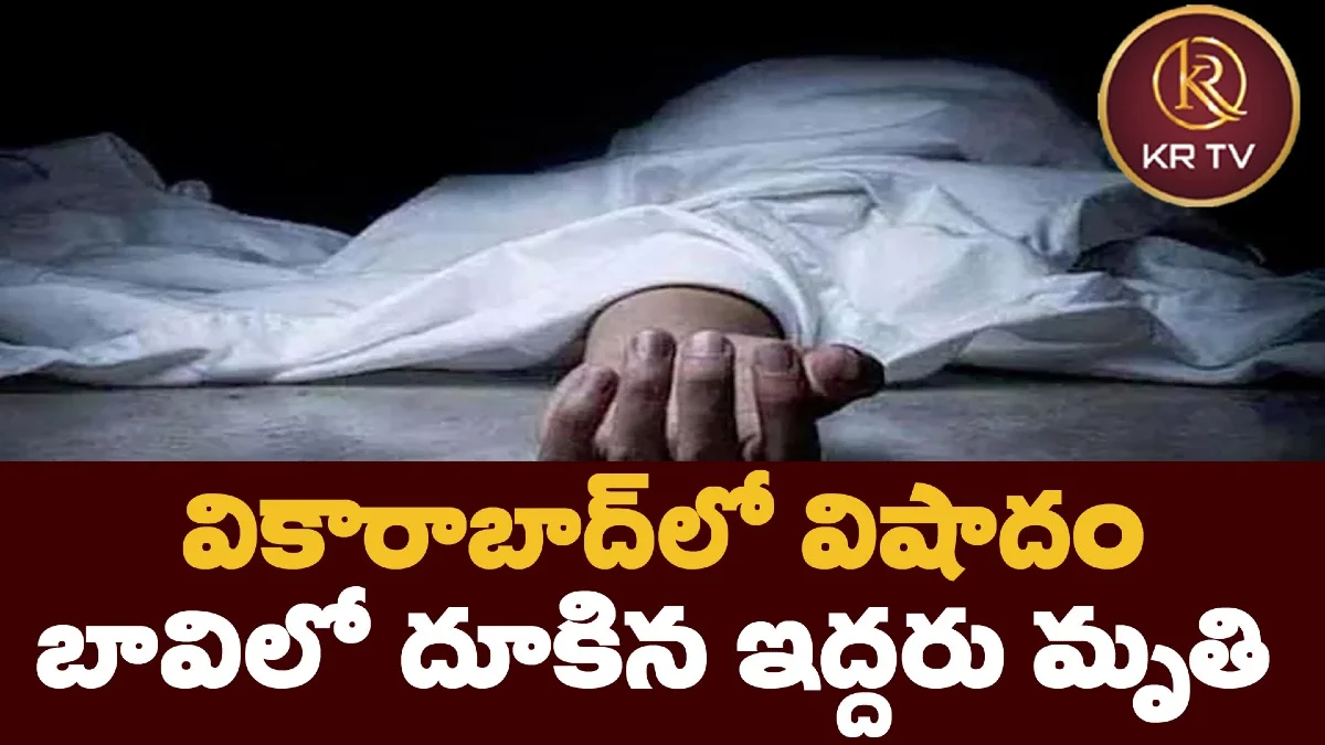 వికారాబాద్‌లో విషాదం: బావిలో దూకిన ఇద్దరు మృతి